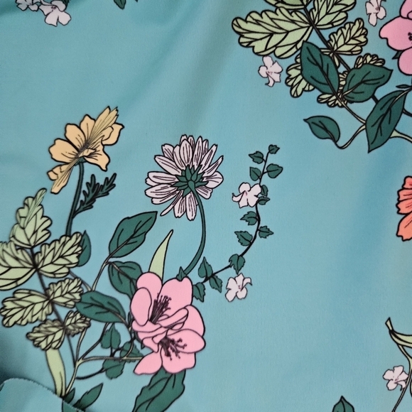 AS ROSE RICH Girls Swimsuit - One Piece Bathing 14, Multicolored Flowers - Picture 6 of 11